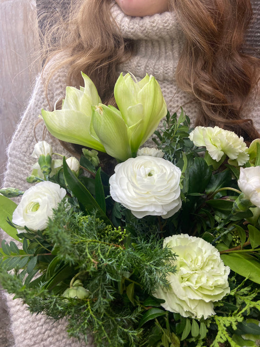 Valkoinen joulukimppu