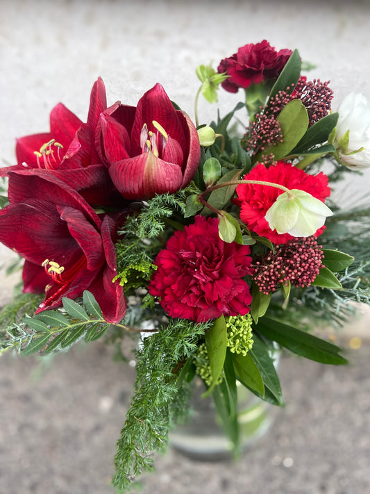 Punainen joulukimppu